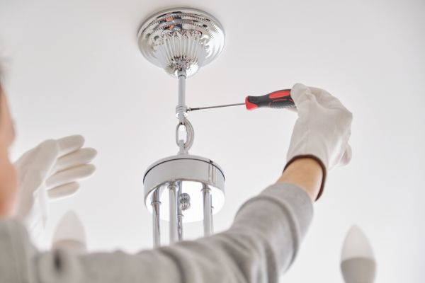 Bistro Lights Installation
